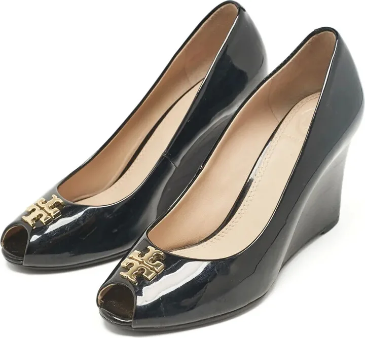 Pre-Owned 90mm Patent-Leather Pumps - Image 5