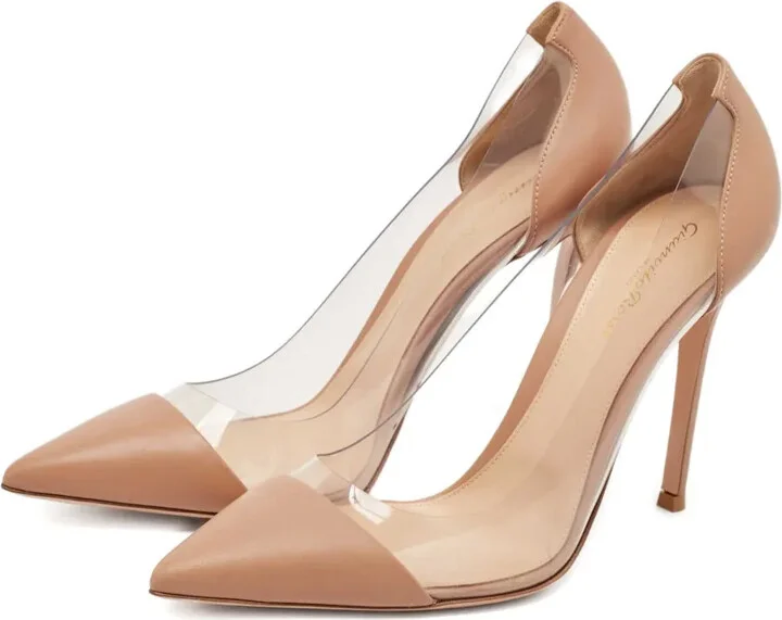 pre-owned 90mm Plexi leather shoes - Image 2