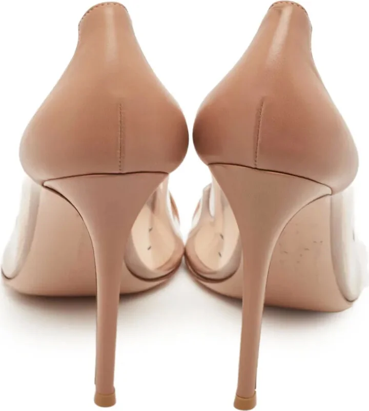 pre-owned 90mm Plexi leather shoes - Image 4