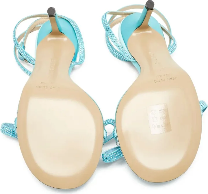 Pre-Owned 90mm Rhinestone-Embellished Strappy Sandals - Image 5