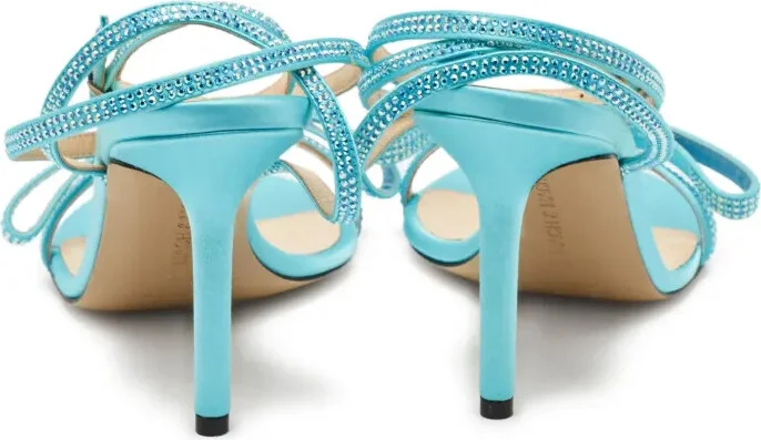 Pre-Owned 90mm Strappy Embellished Sandals - Image 3