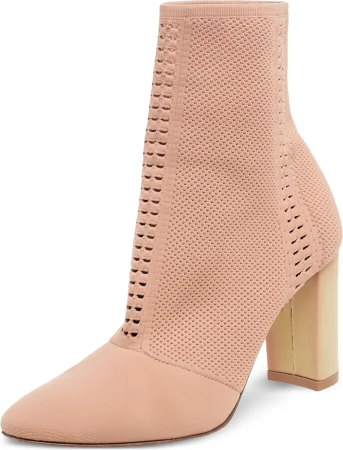 pre-owned 90mm Thurlow perforated ankle boots - Image 3