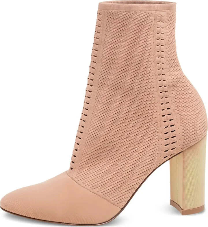 pre-owned 90mm Thurlow perforated ankle boots