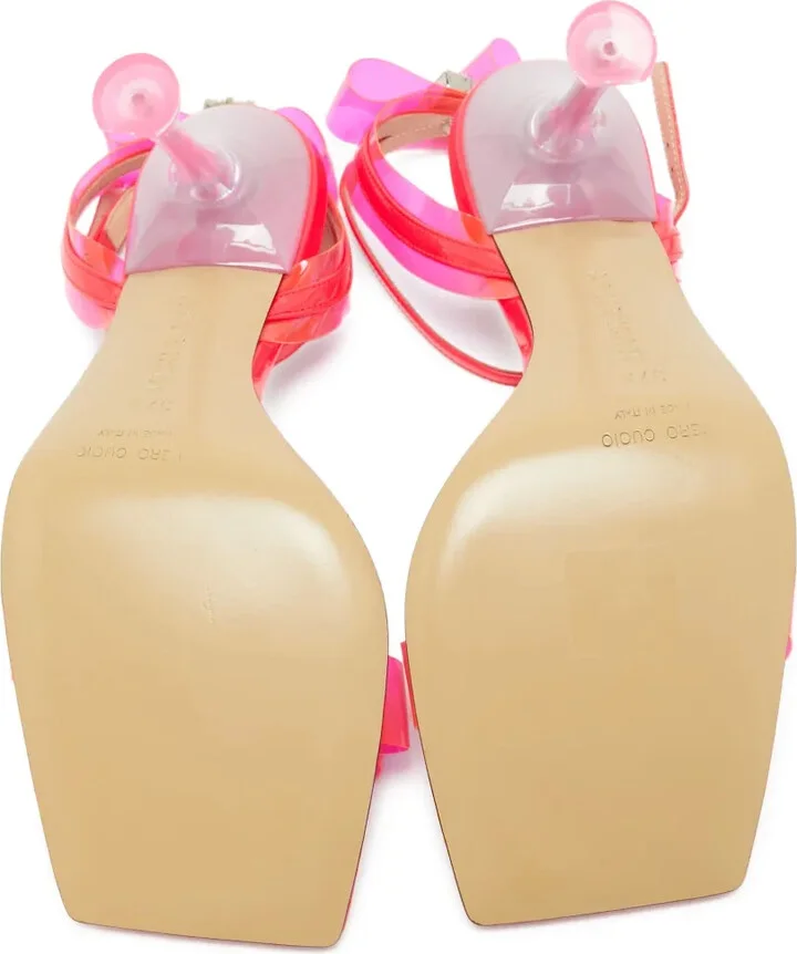 Pre-Owned 90mm Translucent-Strap Sandals - Image 4