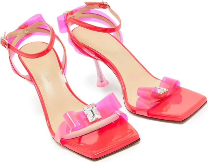 Pre-Owned 90mm Transparent-Strap Sandals - Image 5