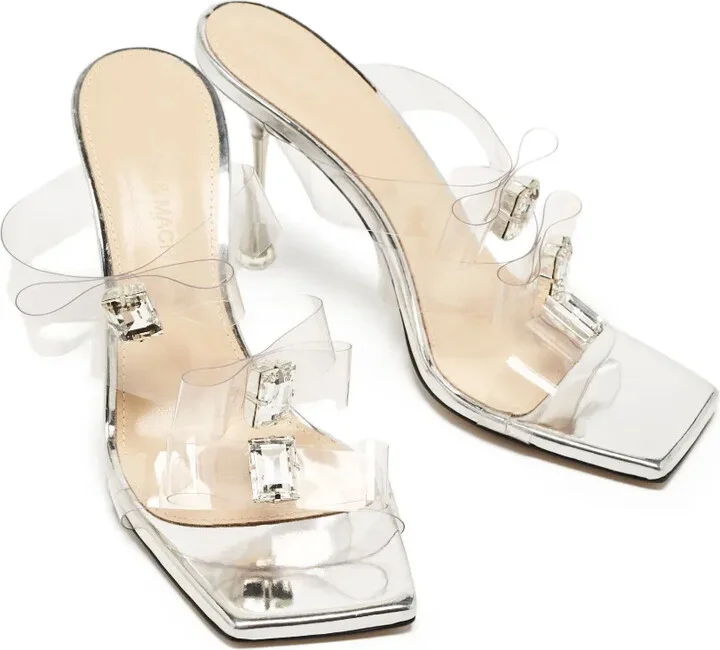 Pre-Owned 90mm Triple-Bow Sandals - Image 3