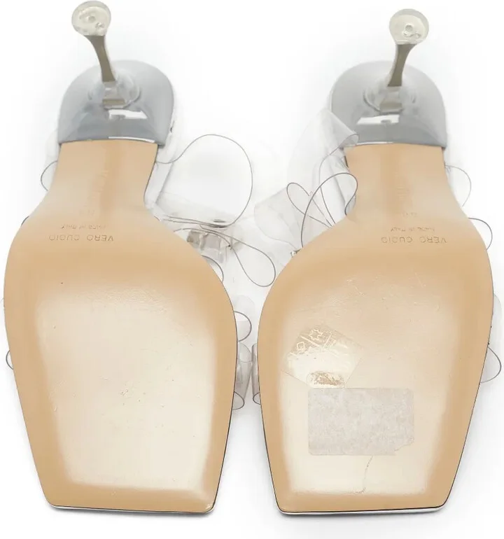 Pre-Owned 90mm Triple-Bow Sandals - Image 5