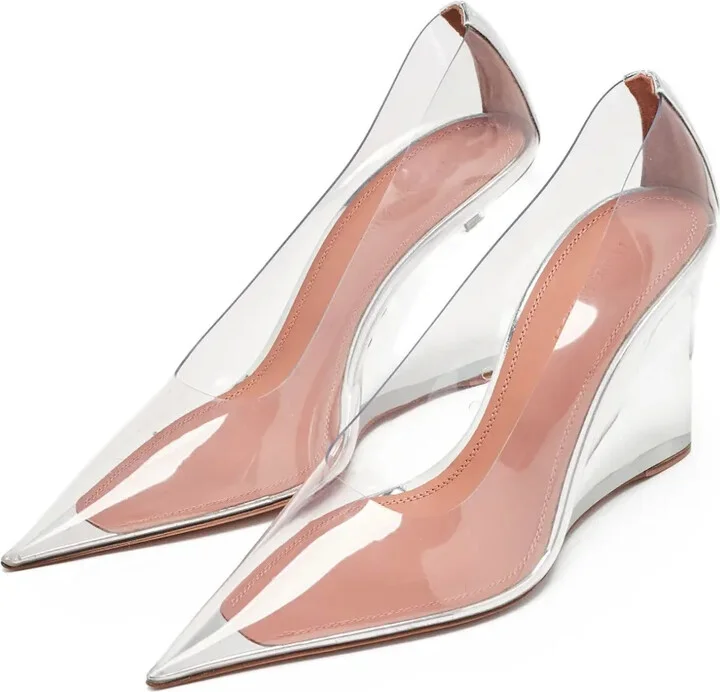 pre-owned 95mm Ane wedge pumps - Image 2