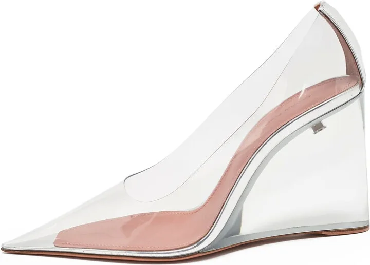 pre-owned 95mm Ane wedge pumps