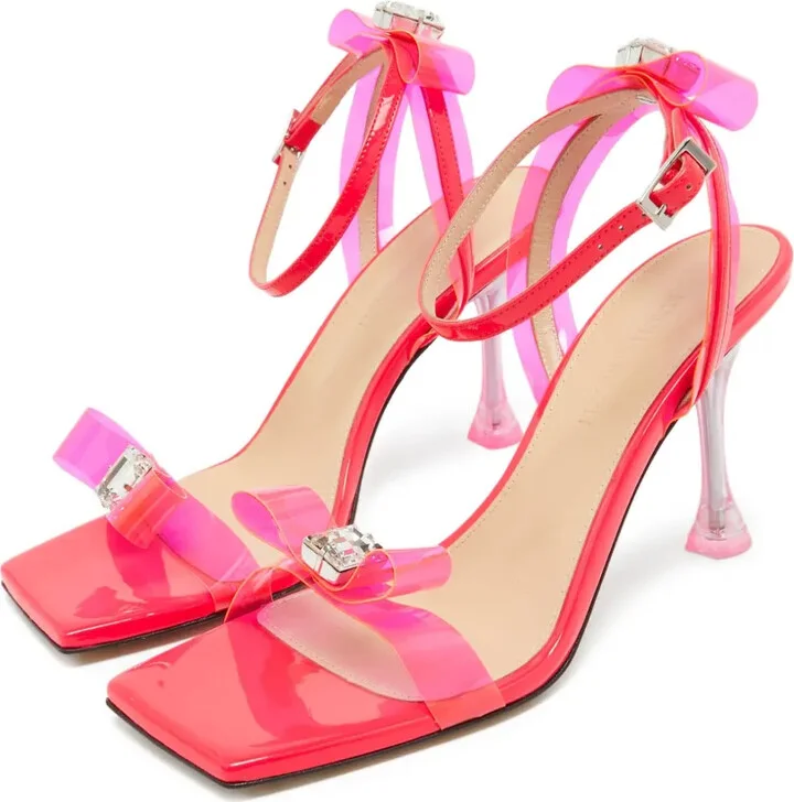Pre-Owned 95mm Bow-Detailed Sandals - Image 3