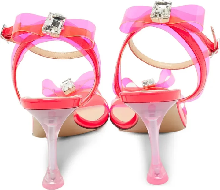 Pre-Owned 95mm Bow-Detailed Sandals - Image 4