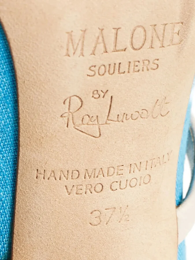 Pre-Owned 95mm Canvas Sandals - Image 5