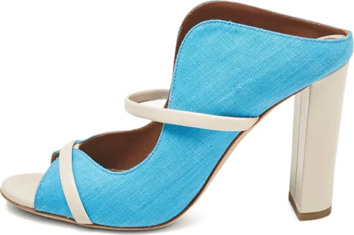 Pre-Owned 95mm Canvas Sandals
