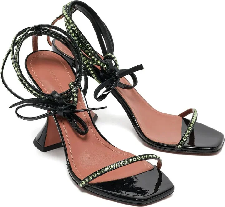Pre-owned 95mm crystal-embellished sandals - Image 2
