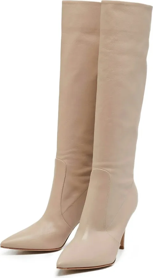 pre-owned 95mm Hansen knee-high stiletto boots - Image 2