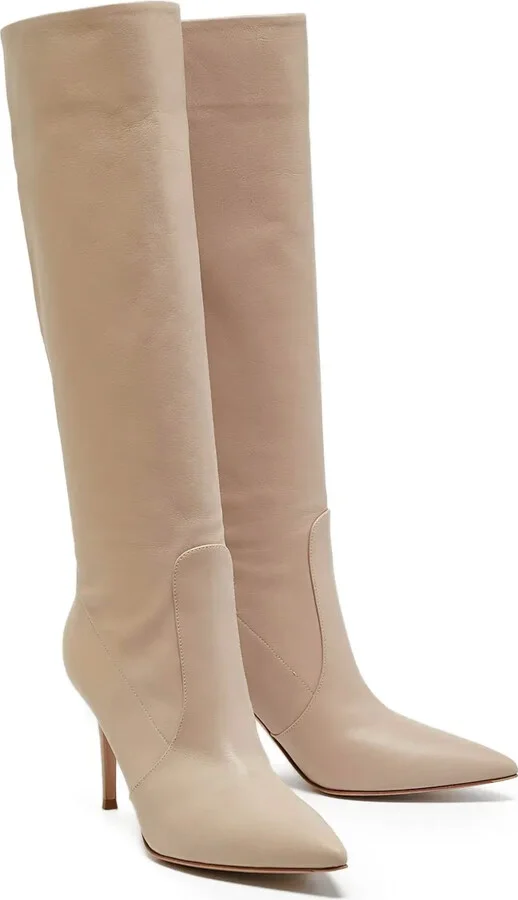 pre-owned 95mm Hansen knee-high stiletto boots - Image 3