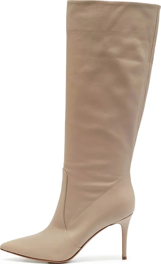 pre-owned 95mm Hansen knee-high stiletto boots