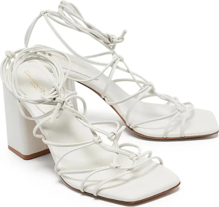 pre-owned 95mm Minas block-heel sandals - Image 2