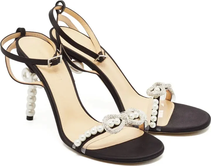 pre-owned 95mm Sirene embellished sandals - Image 2