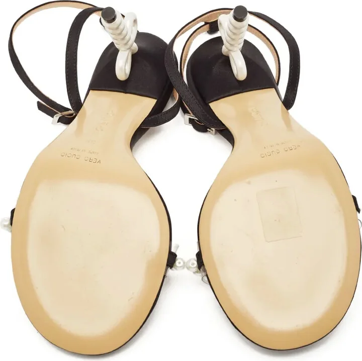 pre-owned 95mm Sirene embellished sandals - Image 5