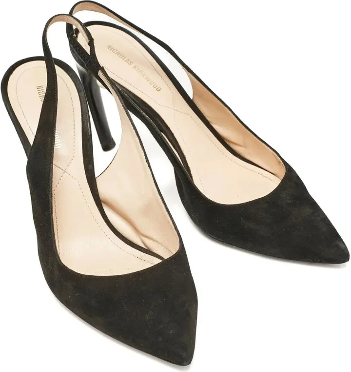 Pre-owned 95mm slingback pumps - Image 2