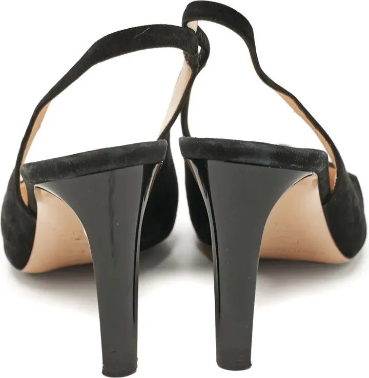 Pre-owned 95mm slingback pumps - Image 3