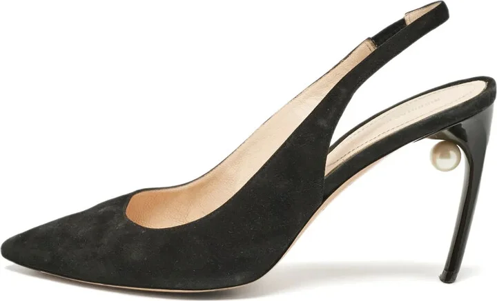 Pre-owned 95mm slingback pumps