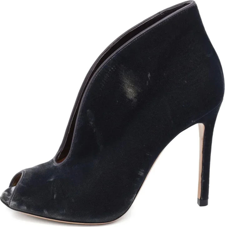 pre-owned 95mm Vamp open-toe pumps