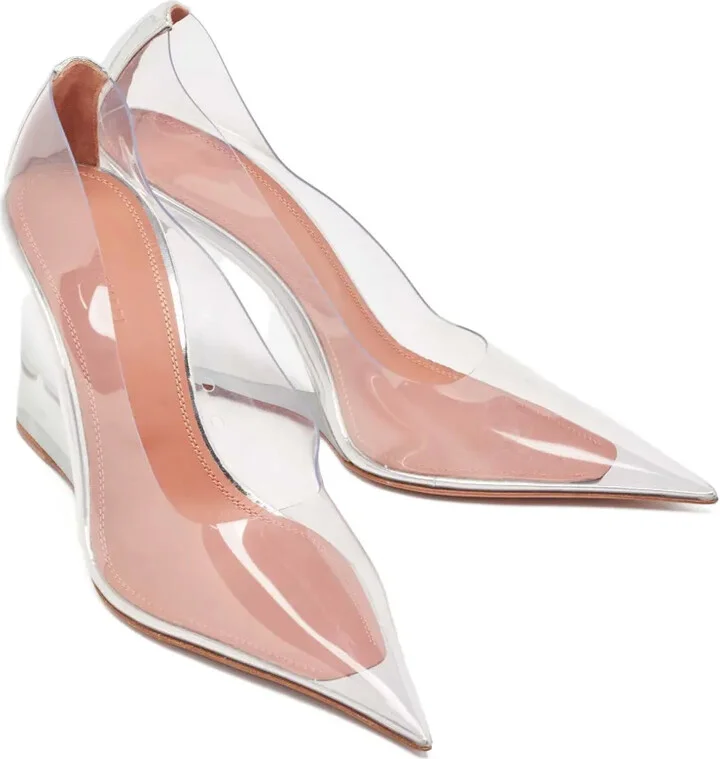 Pre-owned 95mm wedge pumps - Image 3