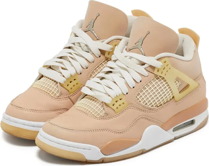 pre-owned Air Jordan 4 mesh-panelled low-top sneakers - Image 2