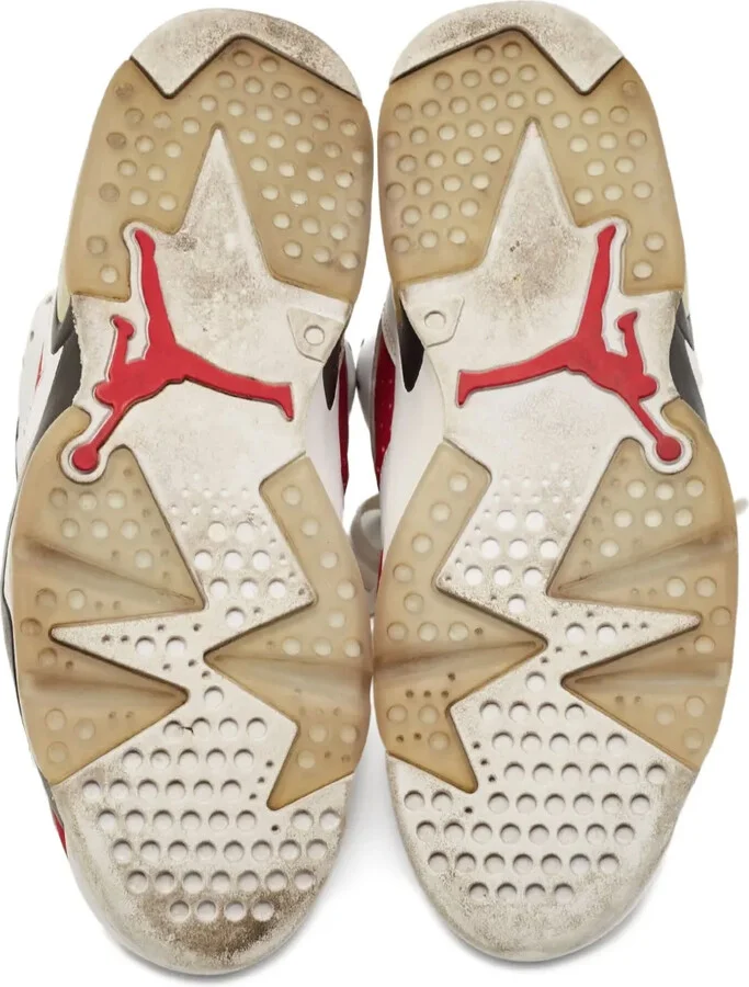 pre-owned Air Jordan 6 perforated high-top sneakers - Image 4