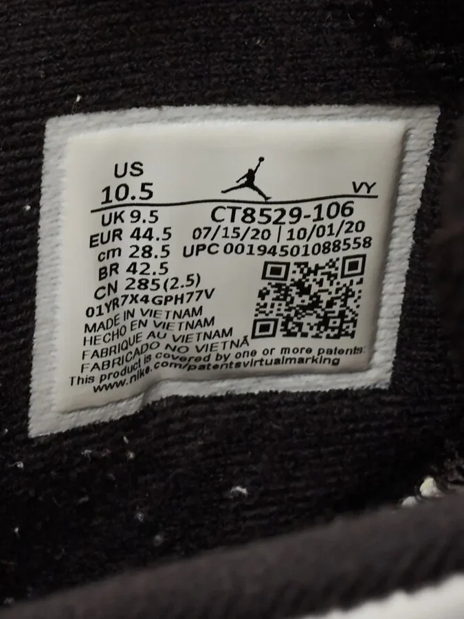 pre-owned Air Jordan 6 perforated high-top sneakers - Image 5