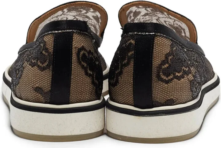 pre-owned Alona lace loafers - Image 3