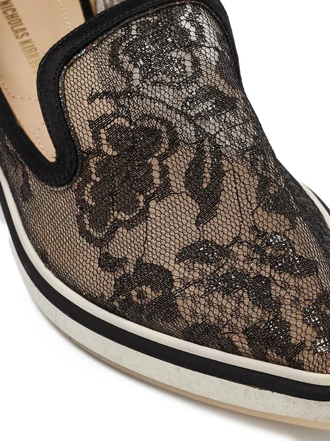 pre-owned Alona lace loafers - Image 5