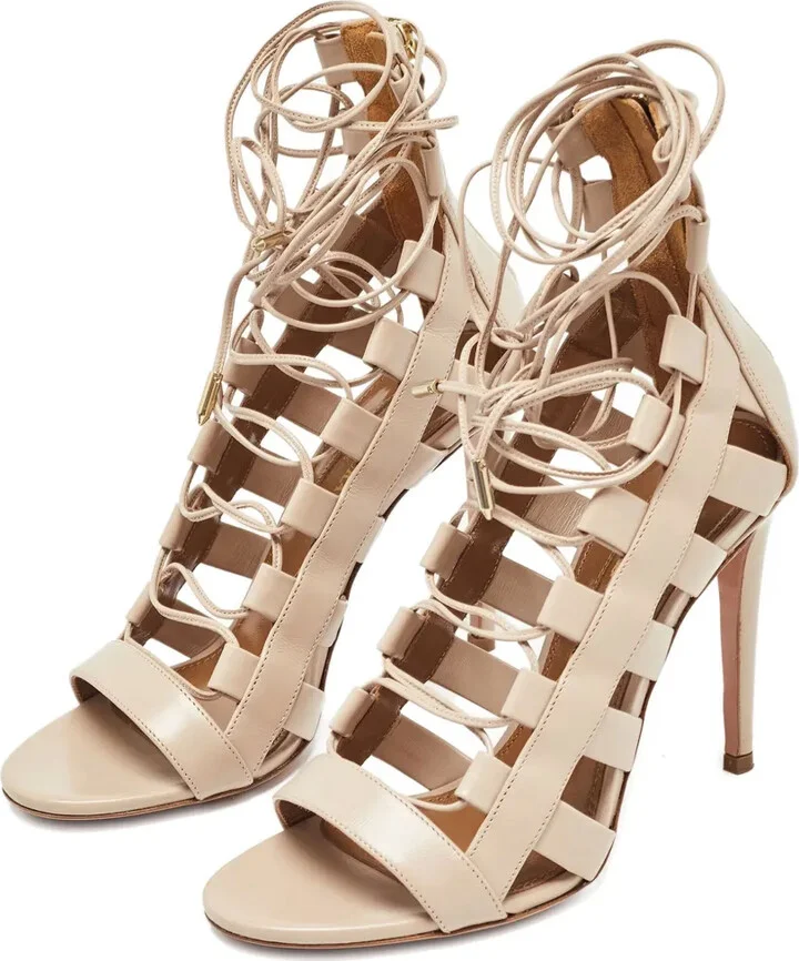 pre-owned Amazon lace-up sandals - Image 2
