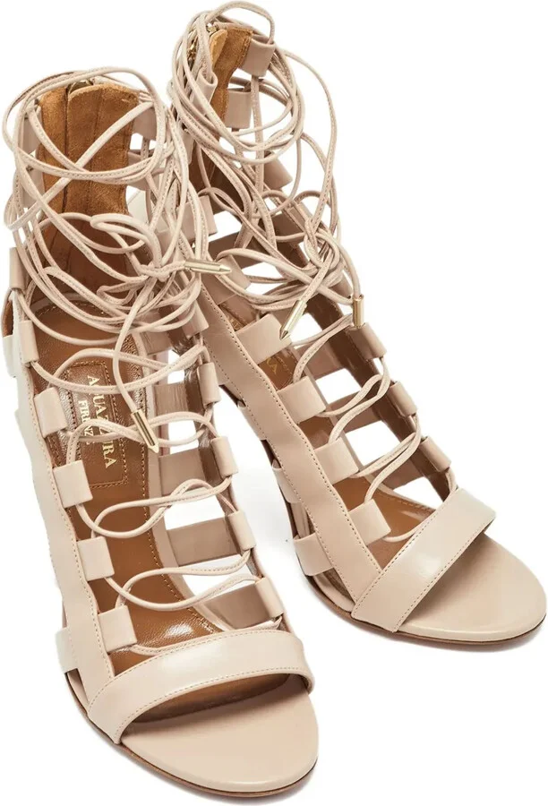 pre-owned Amazon lace-up sandals - Image 4