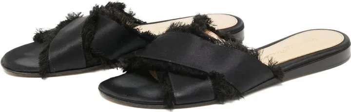 pre-owned Barth criss-cross slides - Image 2