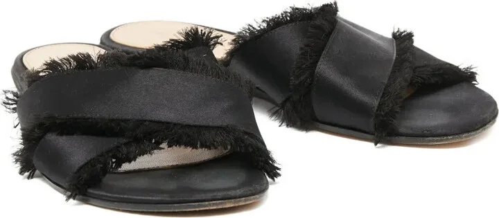 pre-owned Barth criss-cross slides - Image 3