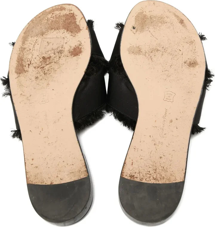 pre-owned Barth criss-cross slides - Image 5