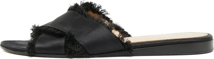 pre-owned Barth criss-cross slides