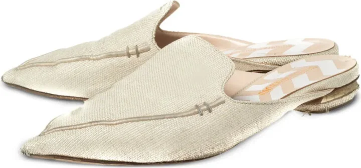 pre-owned Beya pointed-toe flat mules - Image 3