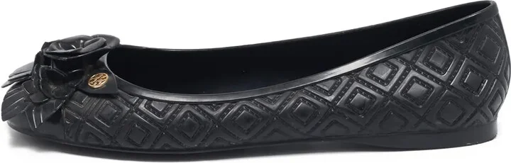 pre-owned Blossom floral-embellished ballet flats