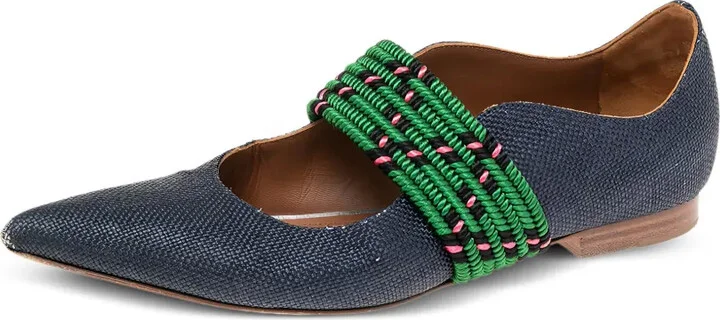Pre-owned braided-strap ballet flats - Image 2