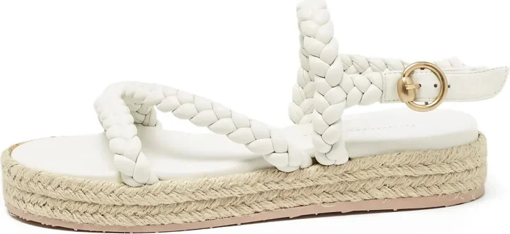 Pre-Owned Braided-Strap Espadrilles
