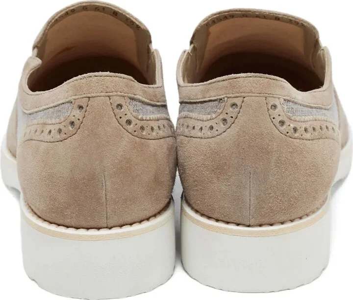 Pre-Owned Brogue-Detail Loafers - Image 3