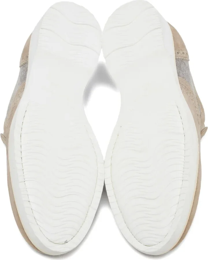 Pre-Owned Brogue-Detail Loafers - Image 4