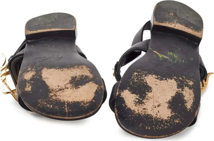 Pre-owned buckle-detail flat sandals - Image 5