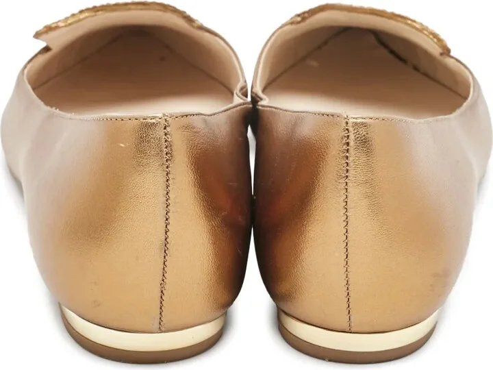 Pre-owned butterfly-crystal ballet flats - Image 3