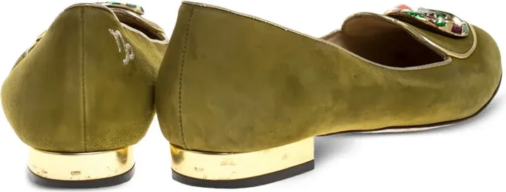 pre-owned Capricorn Smoking embellished ballet flats - Image 3