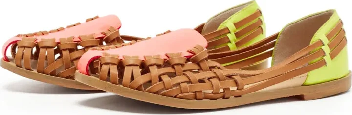 Pre-Owned Colour-Block Loafers - Image 4